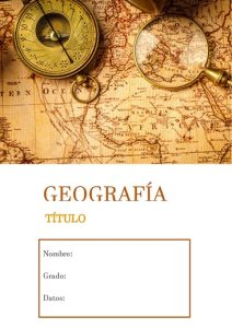 Portada de geografía 5