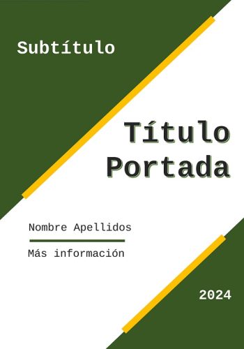 Portada de escritura