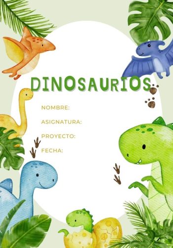 portadas de dinosaurios