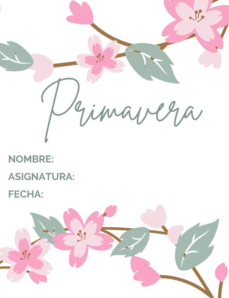 Portadas de Primavera [2023] ️ Descarga 100% Gratuita