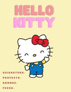 Portadas de Hello Kitty para niñas 2