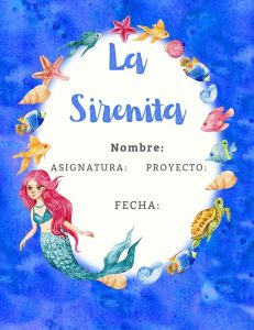 Carátulas de La Sirenita originales 1