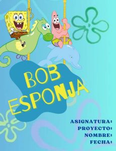 Carátulas de Bob Esponja para niños 2