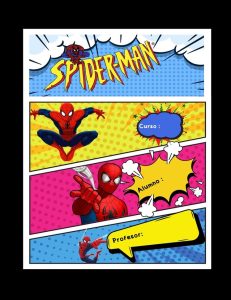 Portadas de Spiderman para libretas 1