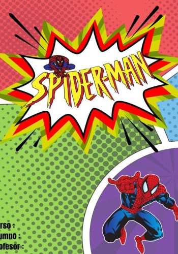 Portadas de Spiderman para preescolar 1