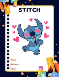 Portadas de Stitch para libretas 1