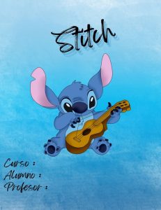 Portadas de Stitch para preescolar 1