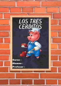 Portadas de los tres cerditos para preescolar 2