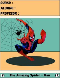Portadas de Spiderman para preescolar 3