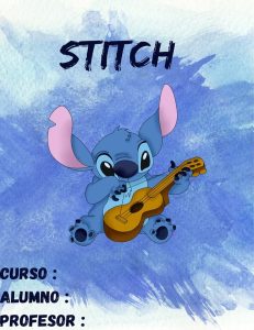 Portadas de Stitch para libretas 3