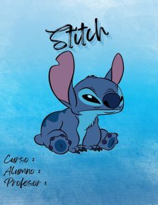 Portadas de Stitch para preescolar 3