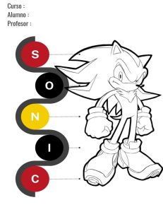 Portadas de Sonic para colorear 2