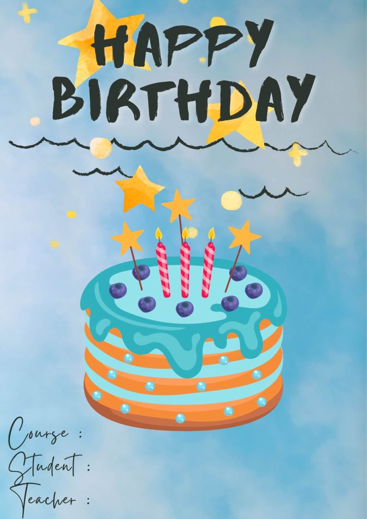 Portadas de cumpleaños en inglés 3