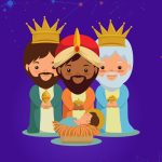 Portada de Reyes Magos para libretas 3