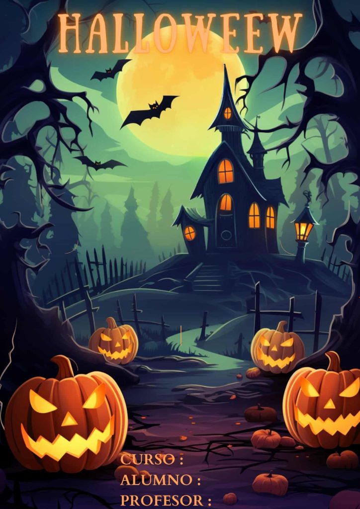 Portadas de Halloween para libretas 1