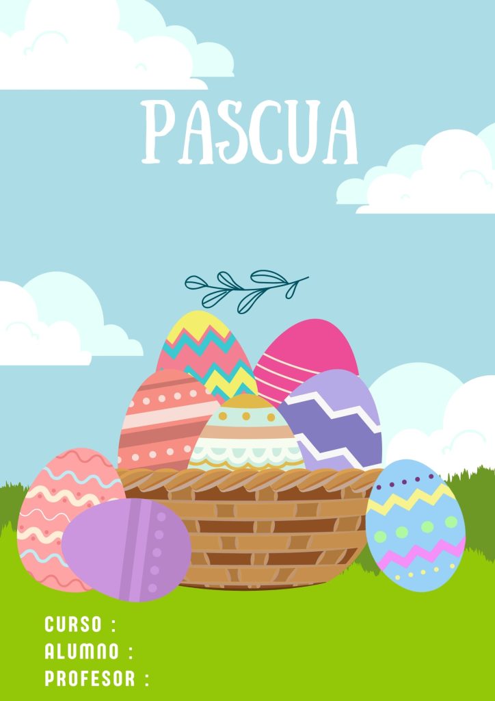 Portadas de pascua para libretas 2