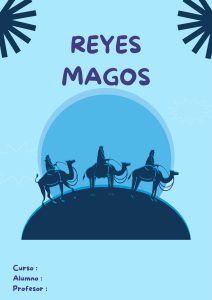 Portada de Reyes Magos para libretas 2
