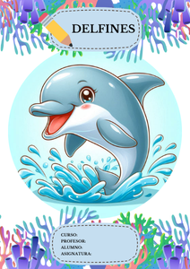 Portadas de delfines para preescolar 7