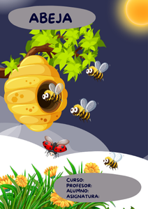 Portadas de abejas para libretas 2