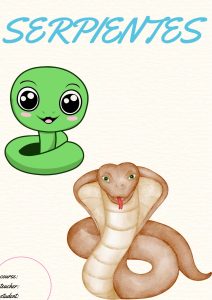 Portadas de serpientes para preescolar 3