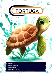 Portadas de tortugas para libretas 1