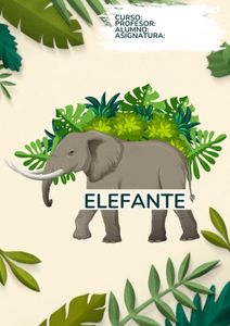 Portadas de elefante para libretas 1